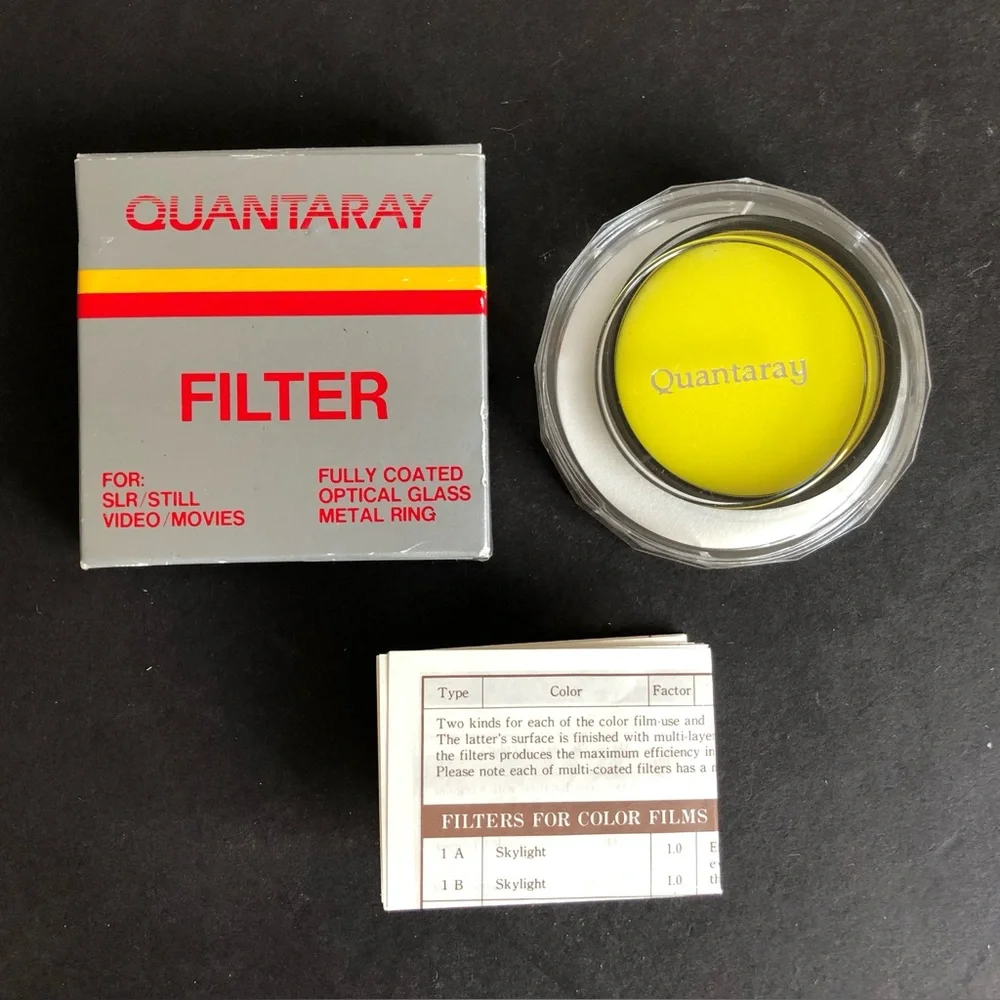58mm Y2 Yellow Lens Filter QUANTARAY Special Effect JAPAN New
